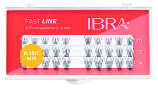 Ibra Make Up - Ciglia finte a ciuffetto Fast Line