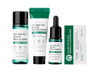 AHA BHA PHA 30 Days Miracle Care Kit - Trattamento Anti Imperfezioni